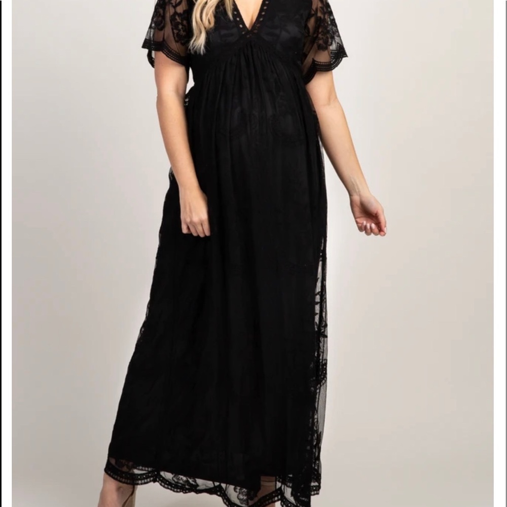 Black Lace Overlay Romper Dress